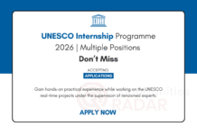 UNESCO Internship Programme 2026 | Multiple Positions (Announced) UNESCO Internship Programme 2026