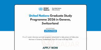 United Nations Graduate Study Programme 2026