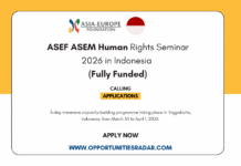 ASEF ASEM Human Rights Seminar 2026