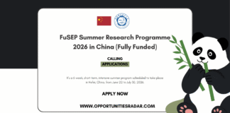 FuSEP Summer Research Programme 2026