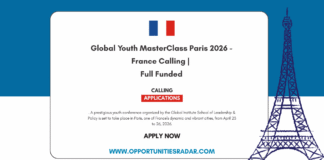 Global Youth Masterclass Paris 2026