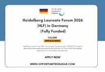 Heidelberg Laureate Forum 2026 (HLF)
