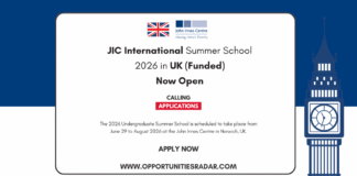JIC International Summer School 2026