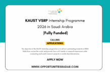 KAUST VSRP Internship 2026
