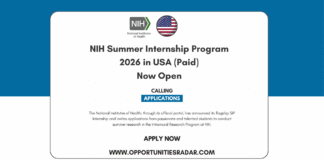 NIH Summer Internship Program 2026