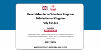 Scout Adventures Volunteer Program 2026