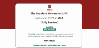 Stanford University SURF Fellowship 2026