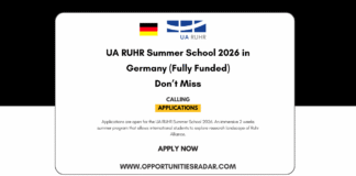 UA RUHR Summer School 2026