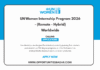 UN Women Internship Program 2026