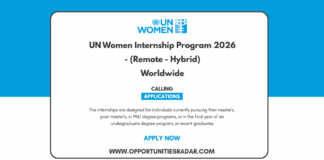 UN Women Internship Program 2026