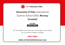 University of Oslo International Summer School 2026