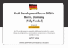 Youth Development Forum 2026 in Berlin