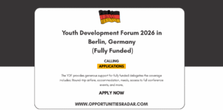 Youth Development Forum 2026 in Berlin