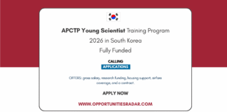 APCTP Young Scientist Training Program 2026