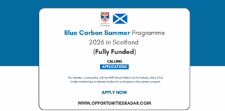 Blue Carbon Summer Programme 2026