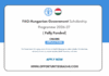 FAO-Hungarian Government Scholarship 2026