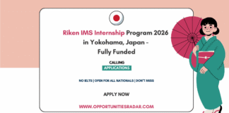 Riken IMS Internship Program 2026