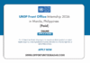 UNDP Front Office Internship 2026