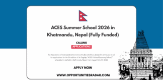 ACES Summer School 2026