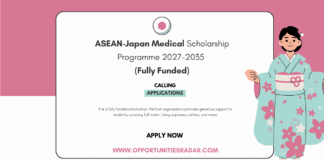 ASEAN-Japan Medical Scholarship Programme 2027