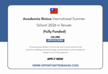Academia Sinica Summer School 2026