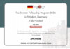 Einstein Fellowship Program 2026