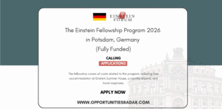 Einstein Fellowship Program 2026