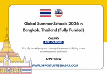 Global Summer Schools 2026 in Bangkok