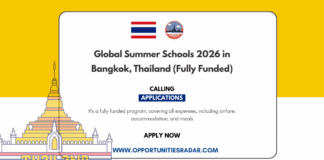 Global Summer Schools 2026 in Bangkok