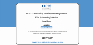 ITCILO Leadership Development Programme 2026