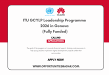 ITU GCYLP Leadership Programme 2026 in Geneva (Fully Funded) ITU GCYLP Leadership Programme 2026