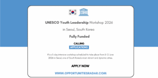 UNESCO Youth Leadership Workshop 2026