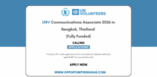 UNV Communications Associate 2026