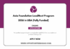 Asia Foundation LeadNext Program 2026 in USA (Fully Funded) Asia Foundation LeadNext Program 2026