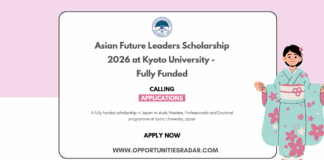 Asian Future Leaders Scholarship 2026
