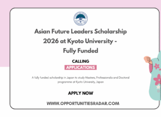 Asian Future Leaders Scholarship 2026