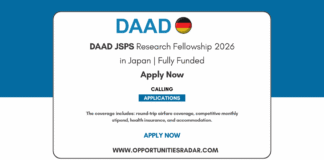 DAAD JSPS Research Fellowship 2026