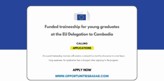 EU Traineeship Programme in Cambodia 2026