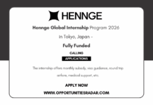 Hennge Global Internship Program 2026 in Tokyo, Japan – Fully Funded Hennge Global Internship Program 2026 in Tokyo