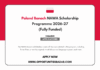 Poland Banach NAWA Scholarship Programme 2026