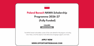 Poland Banach NAWA Scholarship Programme 2026