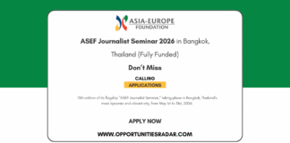 ASEF Journalist Seminar 2026