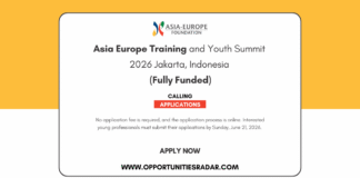 Asia Europe Training and Youth Summit 2026