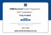 CERN Doctoral Student Programme 2027