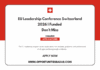 EU Leadership Conference Switzerland 2026