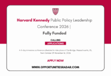 Harvard Kennedy Public Policy Leadership Conference 2026