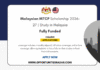 Malaysian MTCP Scholarship 2026
