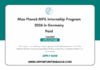 Max Planck MPIL Internship 2026