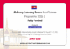 Mekong-Lancang Peace Boat Training Programme 2026