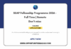 SEAP Fellowship Programme 2026